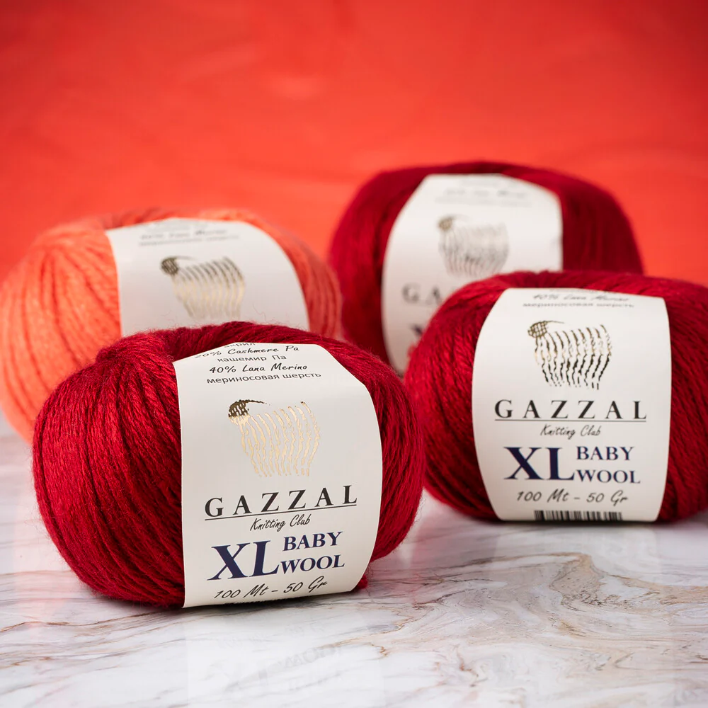 Gazzal Baby Wool XL Baby Yarn, Brown - 807XL - Image 3