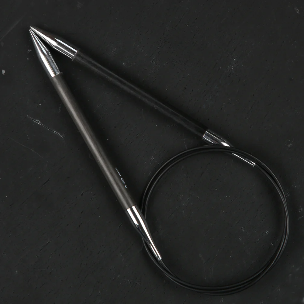 KnitPro Karbonz 7mm 80cm Circular Knitting Needles - 41194 - Image 2