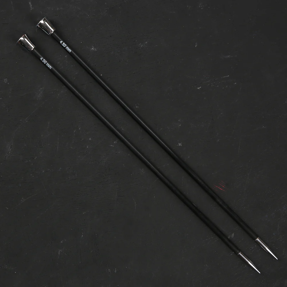 KnitPro Karbonz 4.5mm 25cm Knitting Needle - 41259 - Image 2