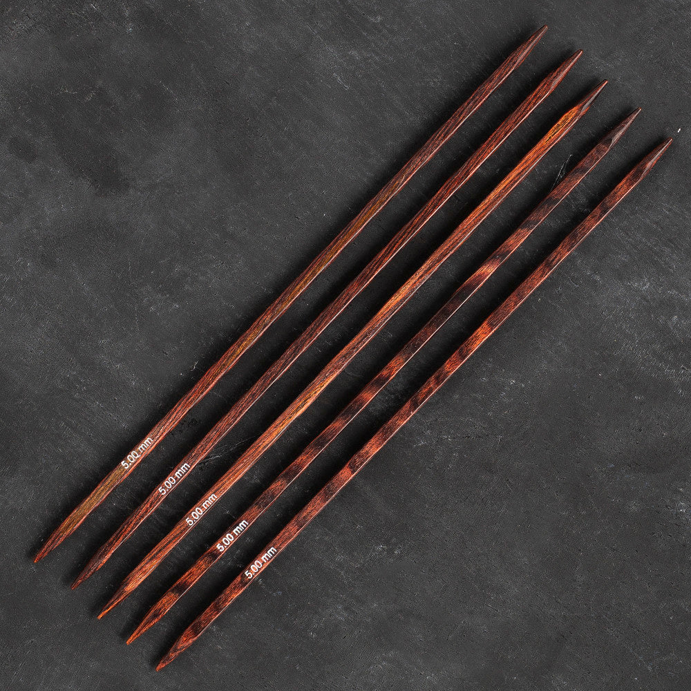 KnitPro Symfonie Cubics 5mm 20cm Cubic Double Pointed Needle - 25115 - Image 2