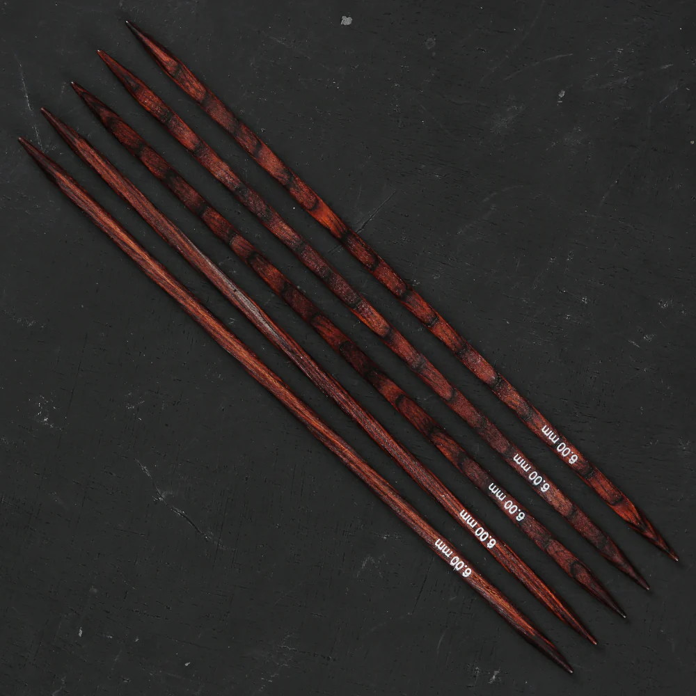 KnitPro Symfonie Cubics 6mm 20cm Cubic Double Pointed Needle - 25117 - Image 2