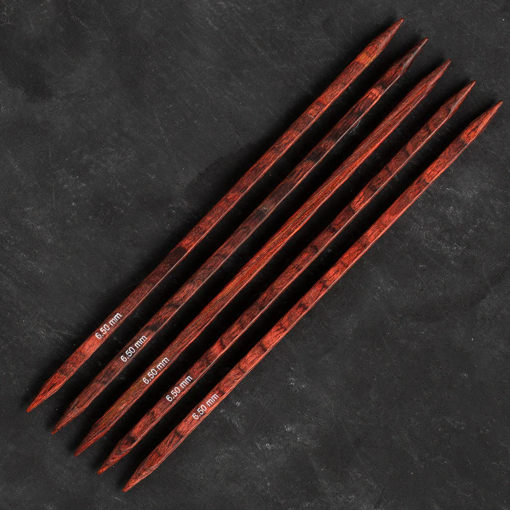 KnitPro Symfonie Cubics 6.5mm 20cm Cubic Double Pointed Needle - 25118 - Image 2