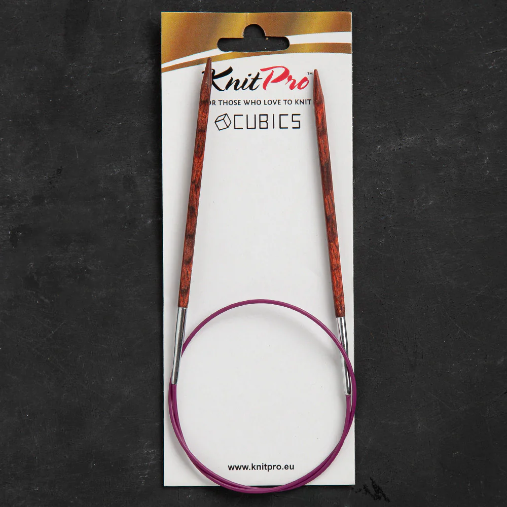 KnitPro Symfonie Cubics 5mm 60cm Cubic Circular Needle - 25326