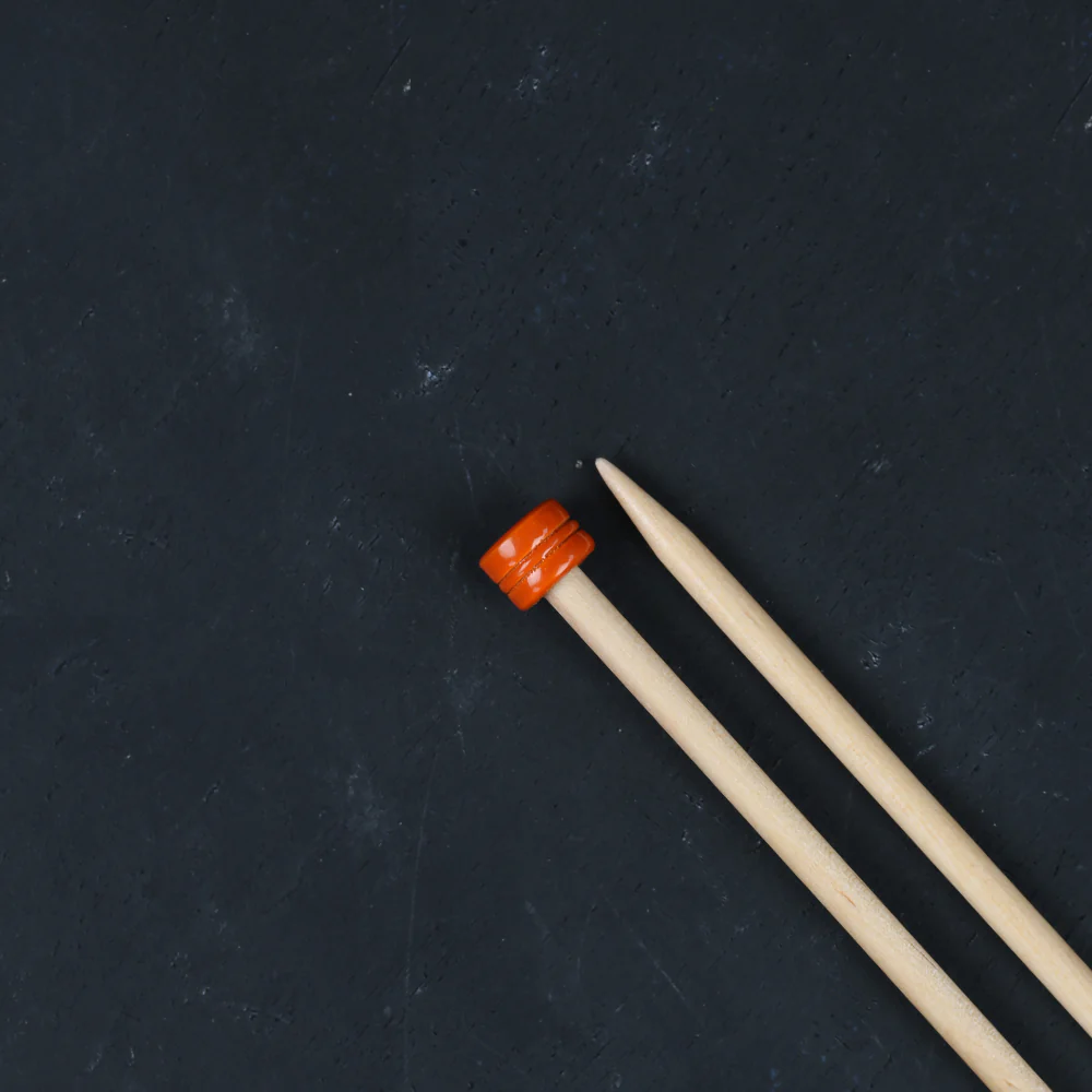 KnitPro Basix Birch 5.5mm 35cm Single Pointed Knitting Needles - 35261 - Image 2