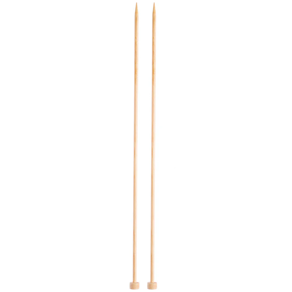 KnitPro Basix Birch 5.5mm 35cm Single Pointed Knitting Needles - 35261 - Image 4