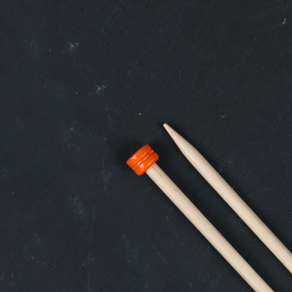 KnitPro Basix Birch 6mm 35cm Single Pointed Knitting Needles - 35262 - Image 2