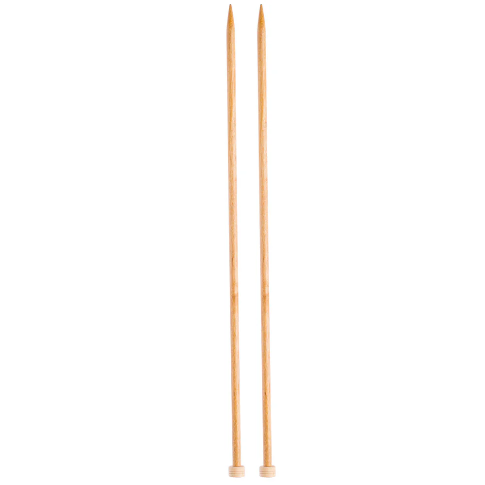 KnitPro Basix Birch 6.5mm 35cm Single Pointed Knitting Needles - 35263 - Image 4