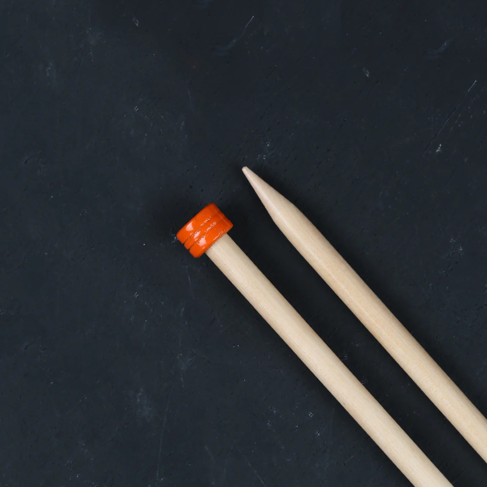 KnitPro Basix Birch 9mm 35cm Single Pointed Knitting Needles - 35266 - Image 2