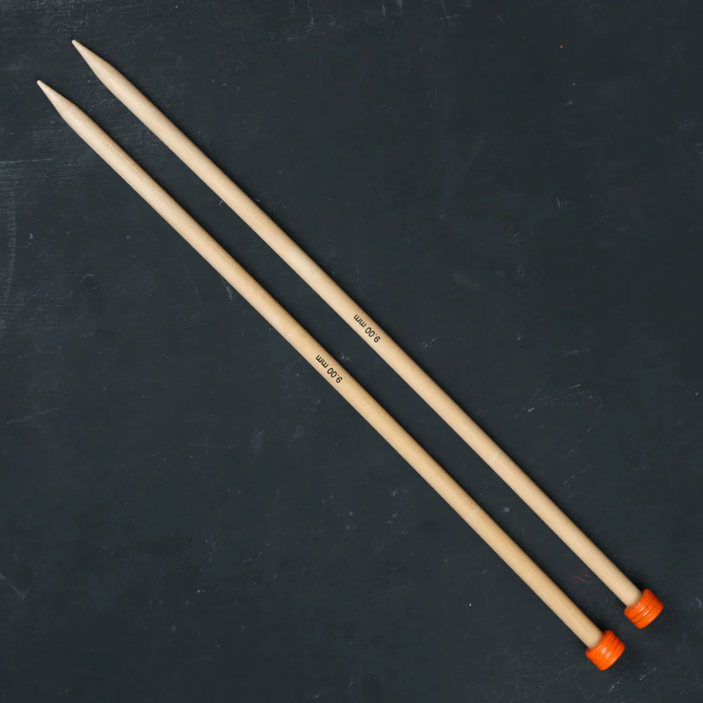KnitPro Basix Birch 9mm 35cm Single Pointed Knitting Needles - 35266 - Image 3