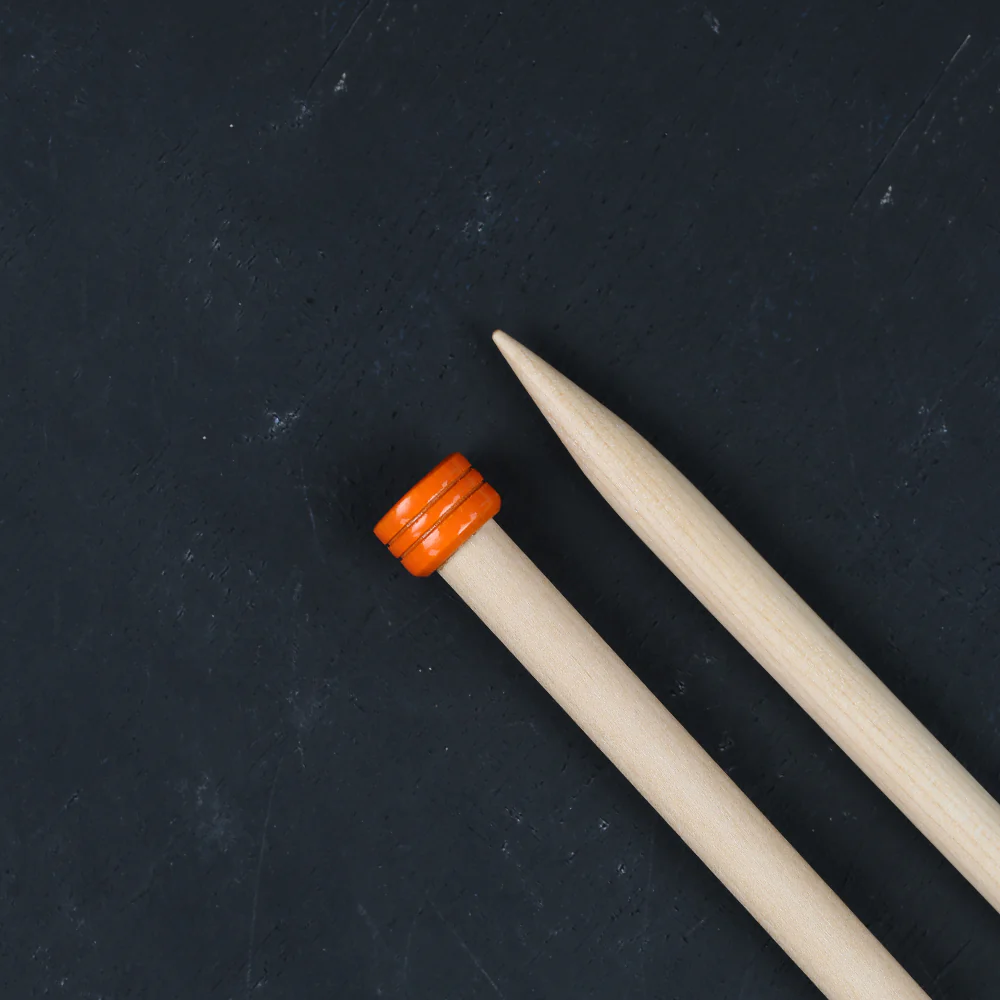 KnitPro Basix Birch 10mm 35cm Single Pointed Knitting Needles - 35267 - Image 2