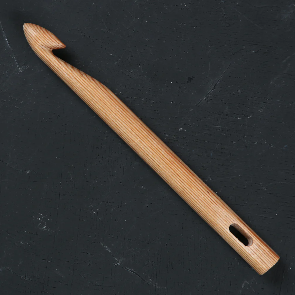 KnitPro Symfonie Natural Wood 12mm Knooking Hook - 23515 - Image 2