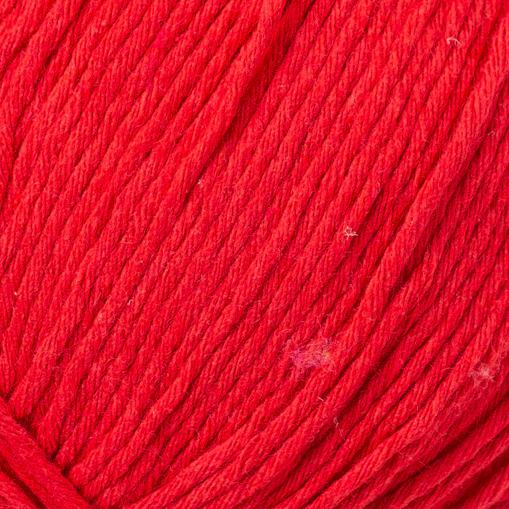 Loren Natural Cotton Yarn, Red - R003 - Image 2