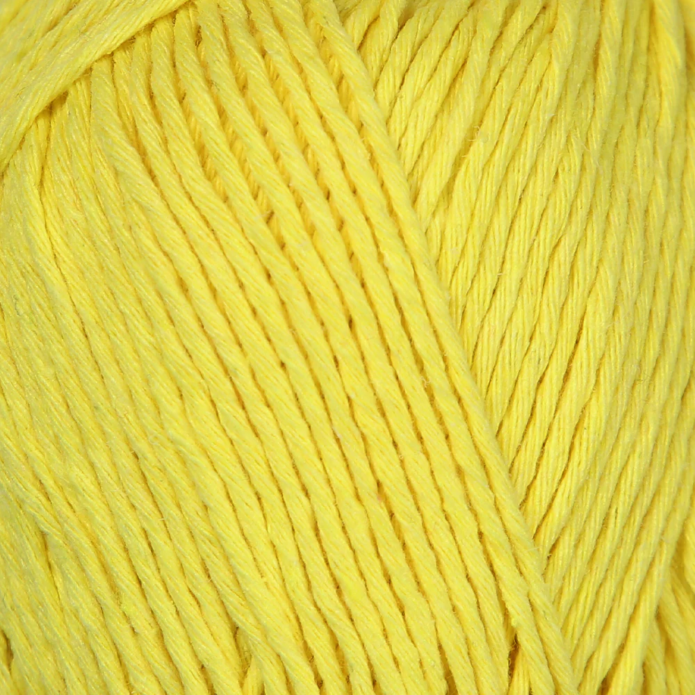Loren Natural Cotton Yarn, Pastel Yellow - R086 - Image 2