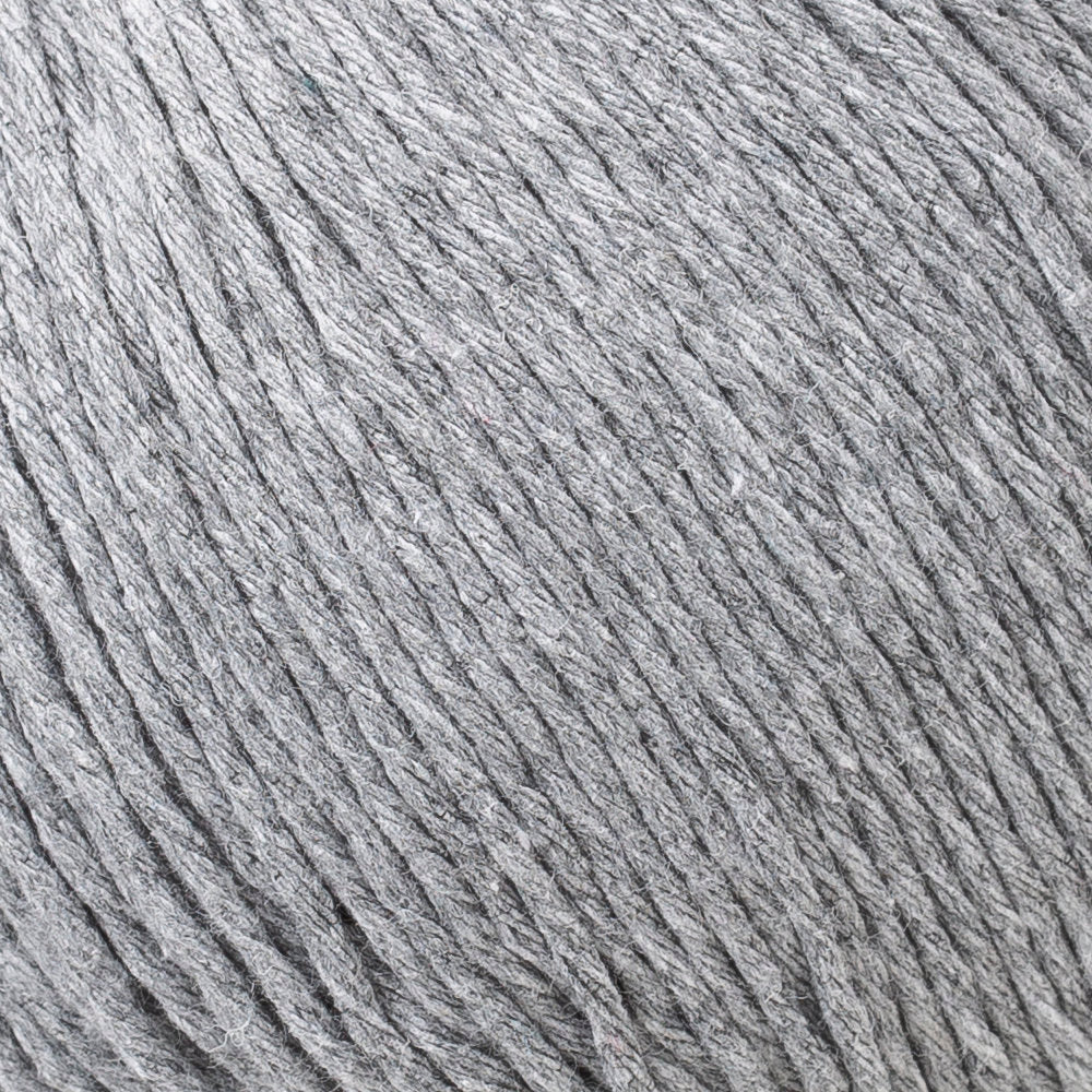 Loren Natural Cotton Yarn, Grey - R079 - Image 2