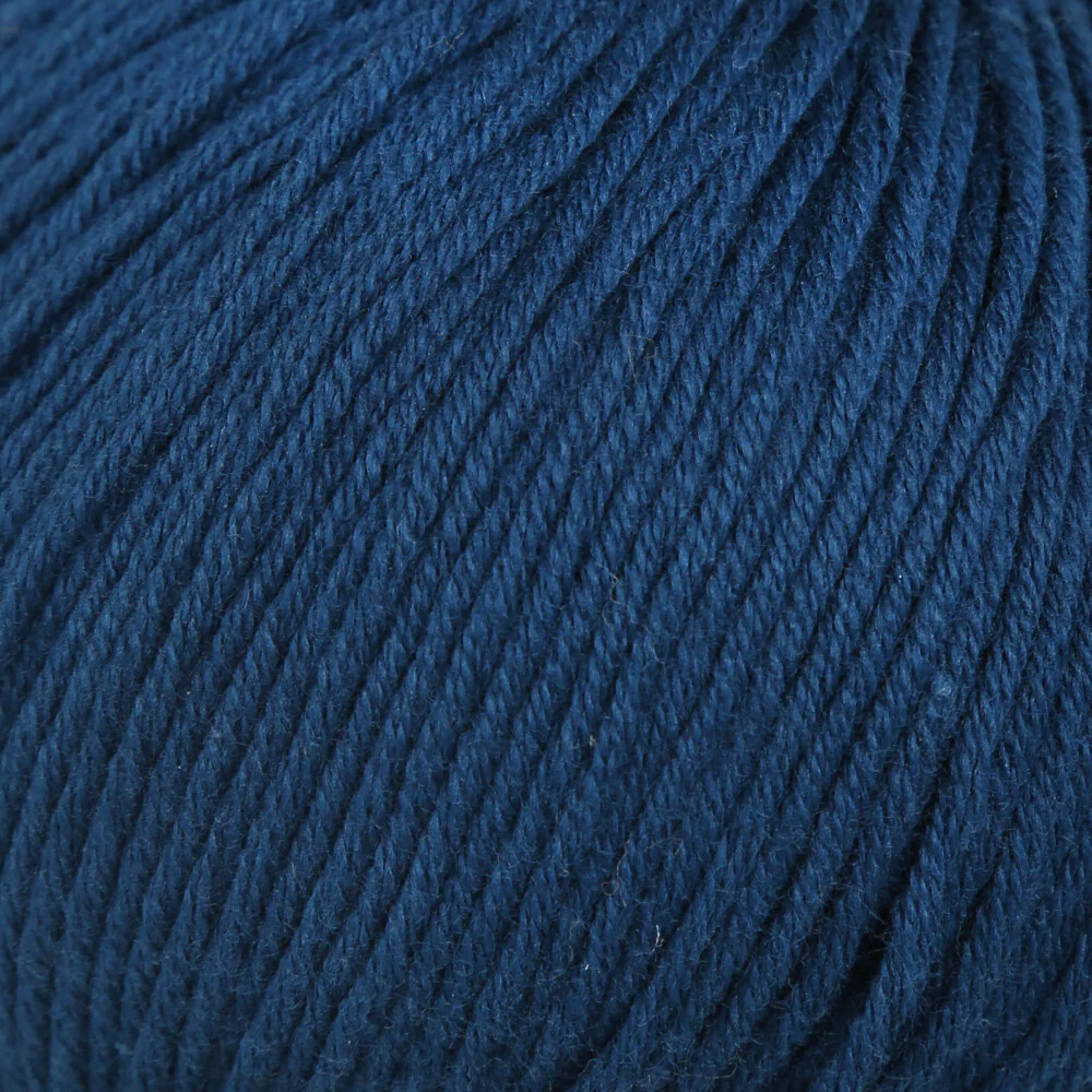 Gazzal Organic Baby Cotton Yarn, Blue - 437 - Image 2