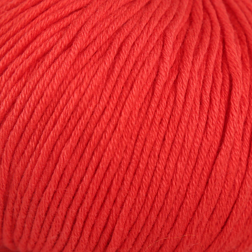 Gazzal Organic Baby Cotton Yarn, Red - 432 - Image 2