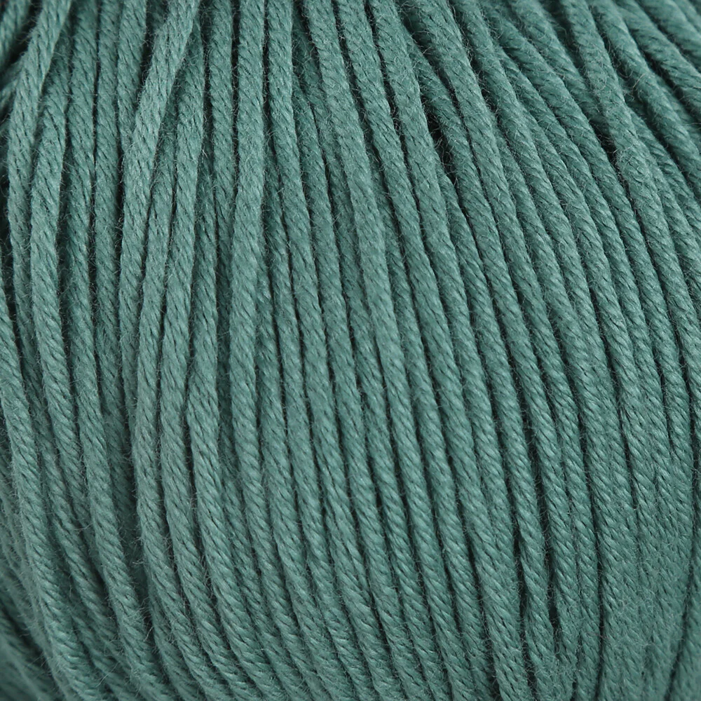 Gazzal Organic Baby Cotton Yarn, Green - 427 - Image 2