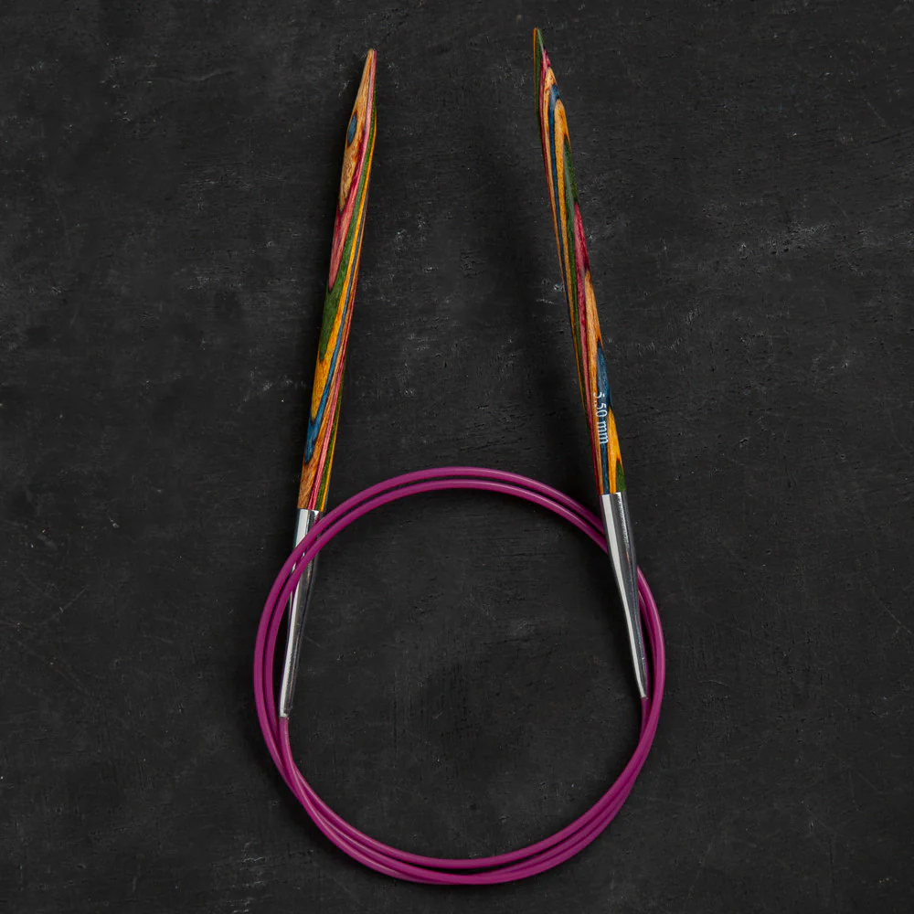KnitPro Symfonie 5.5 mm 80 cm Wooden Circular Needles - 21340 - Image 2