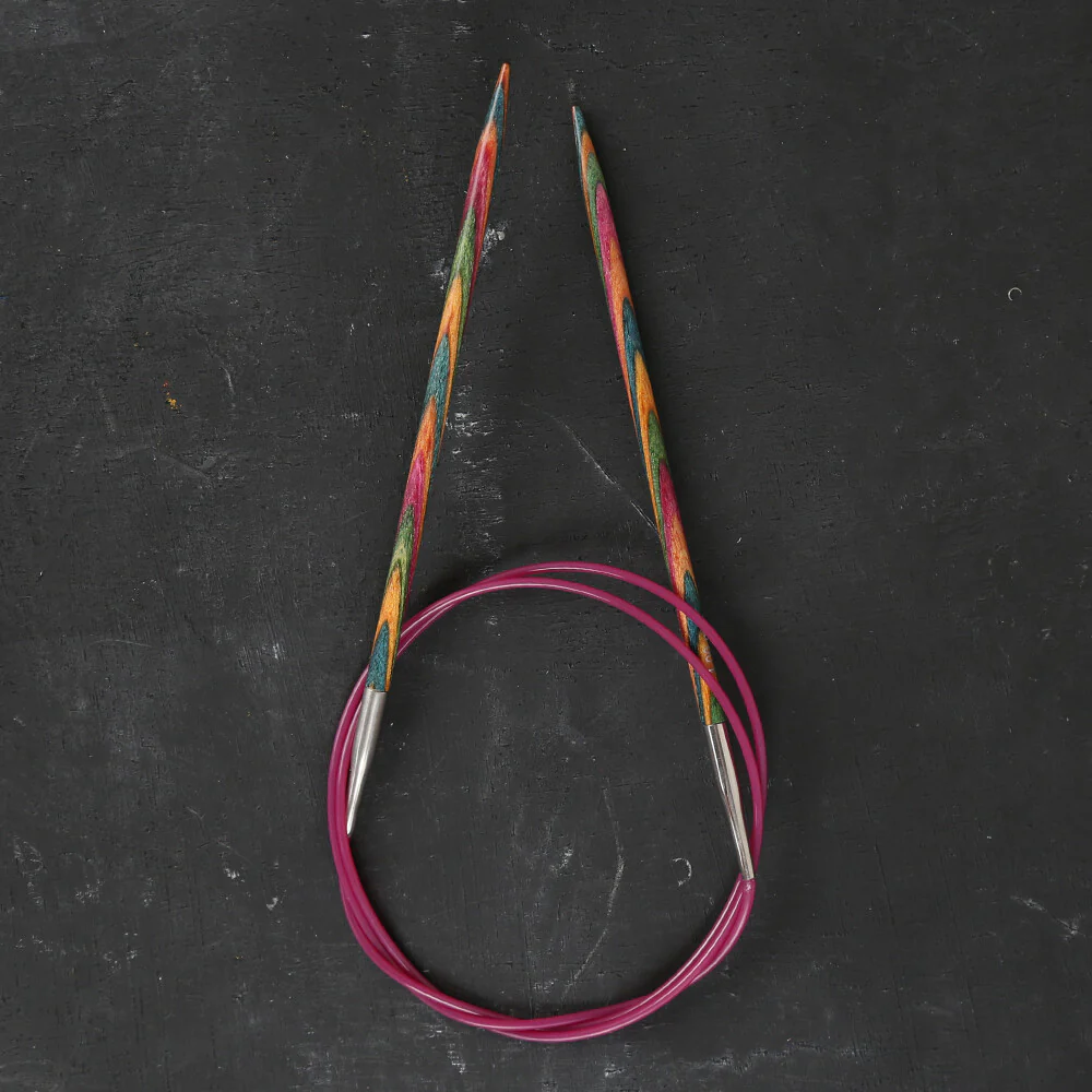 KnitPro Symfonie 4 mm 80 cm Wooden Circular Needles - 21337 - Image 2