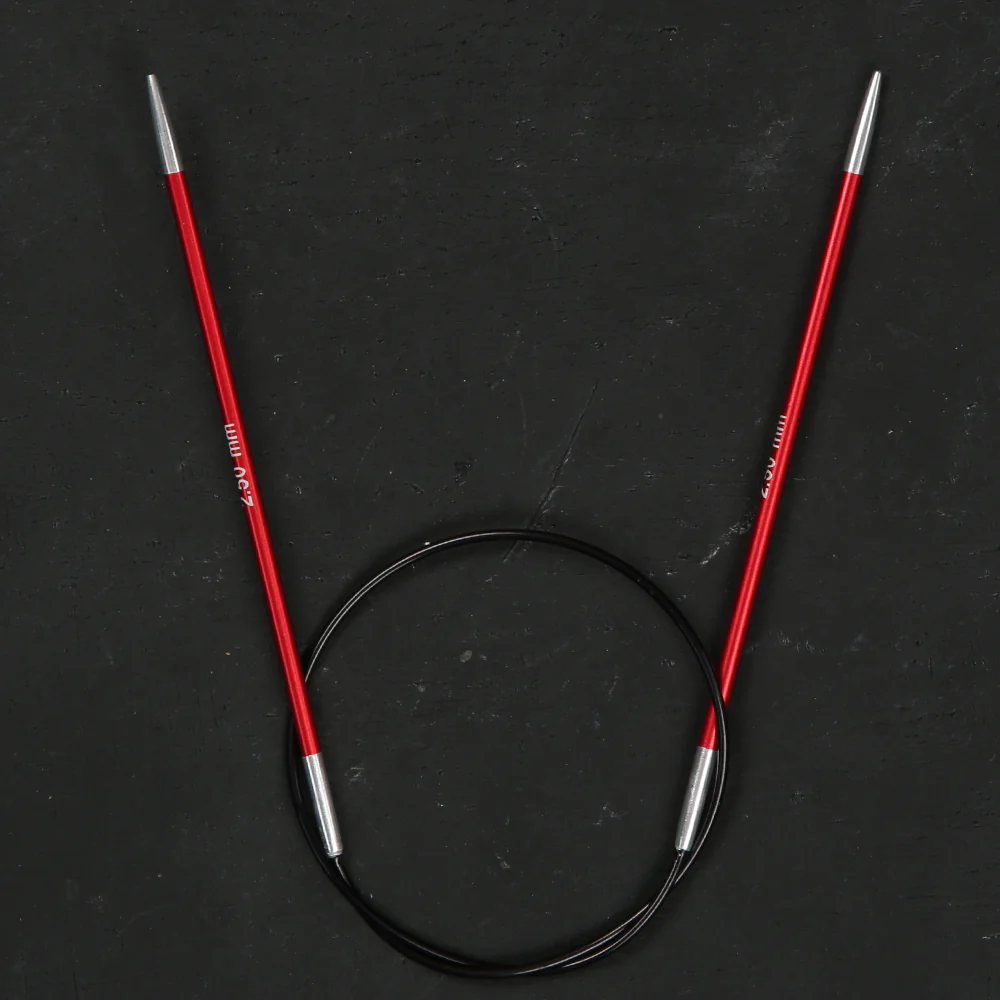 KnitPro Zing 2.5 Mm 40 Cm Metal Circular Needles, Garnet - 47063 - Image 2