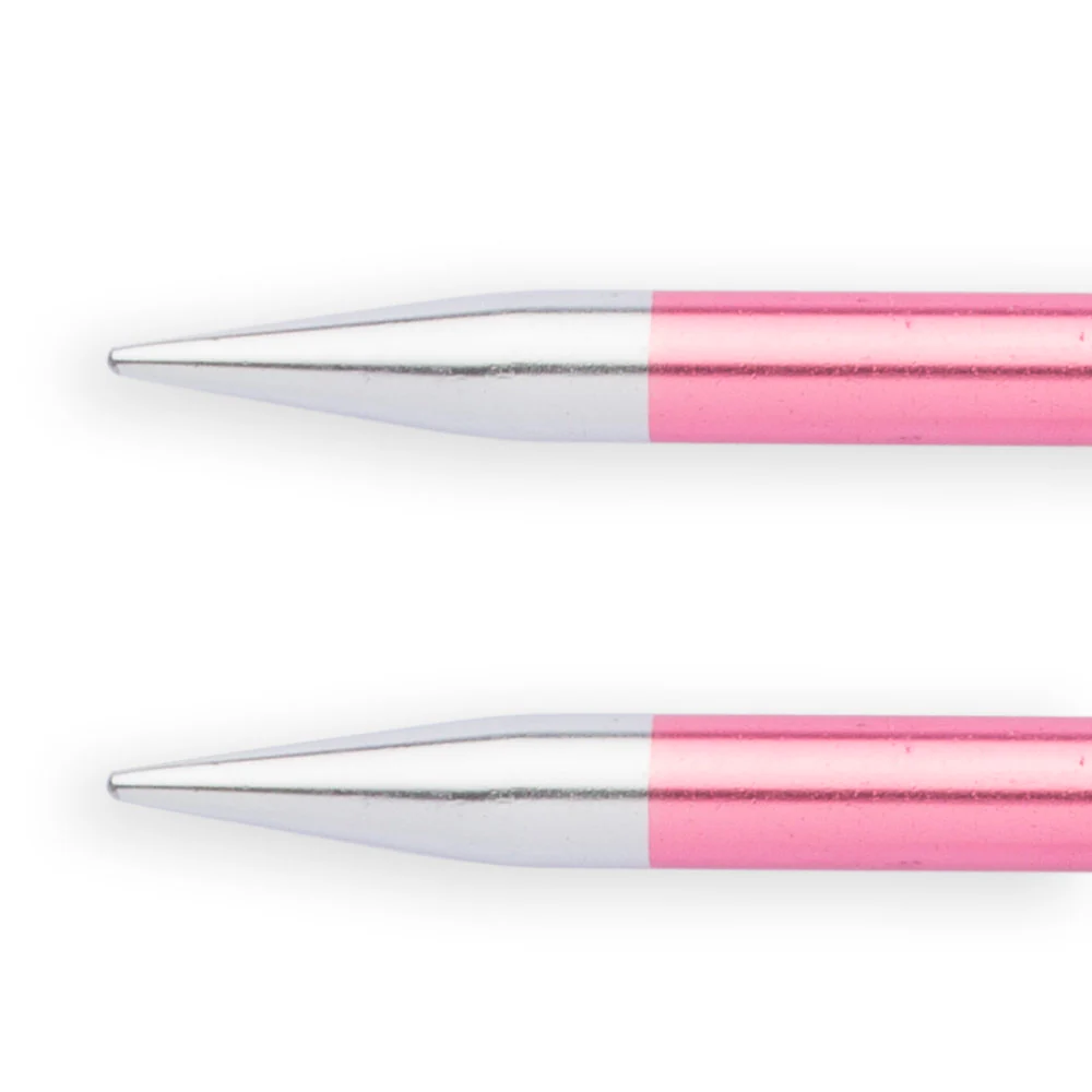 KnitPro Zing 6.5 Mm 40 Cm Metal Circular Needles, Coral - 47074 - Image 2
