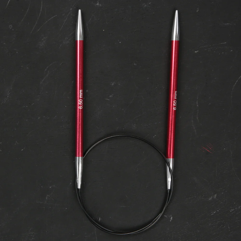KnitPro Zing 6.5 Mm 60 Cm Metal Circular Needles, - 47104 - Image 2