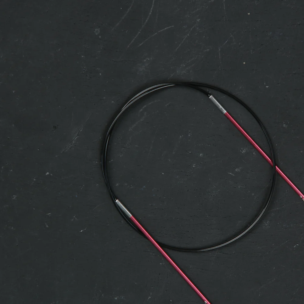 KnitPro Zing 2 Mm 60 Cm Metal Circular Needles, Coral - 47091 - Image 3