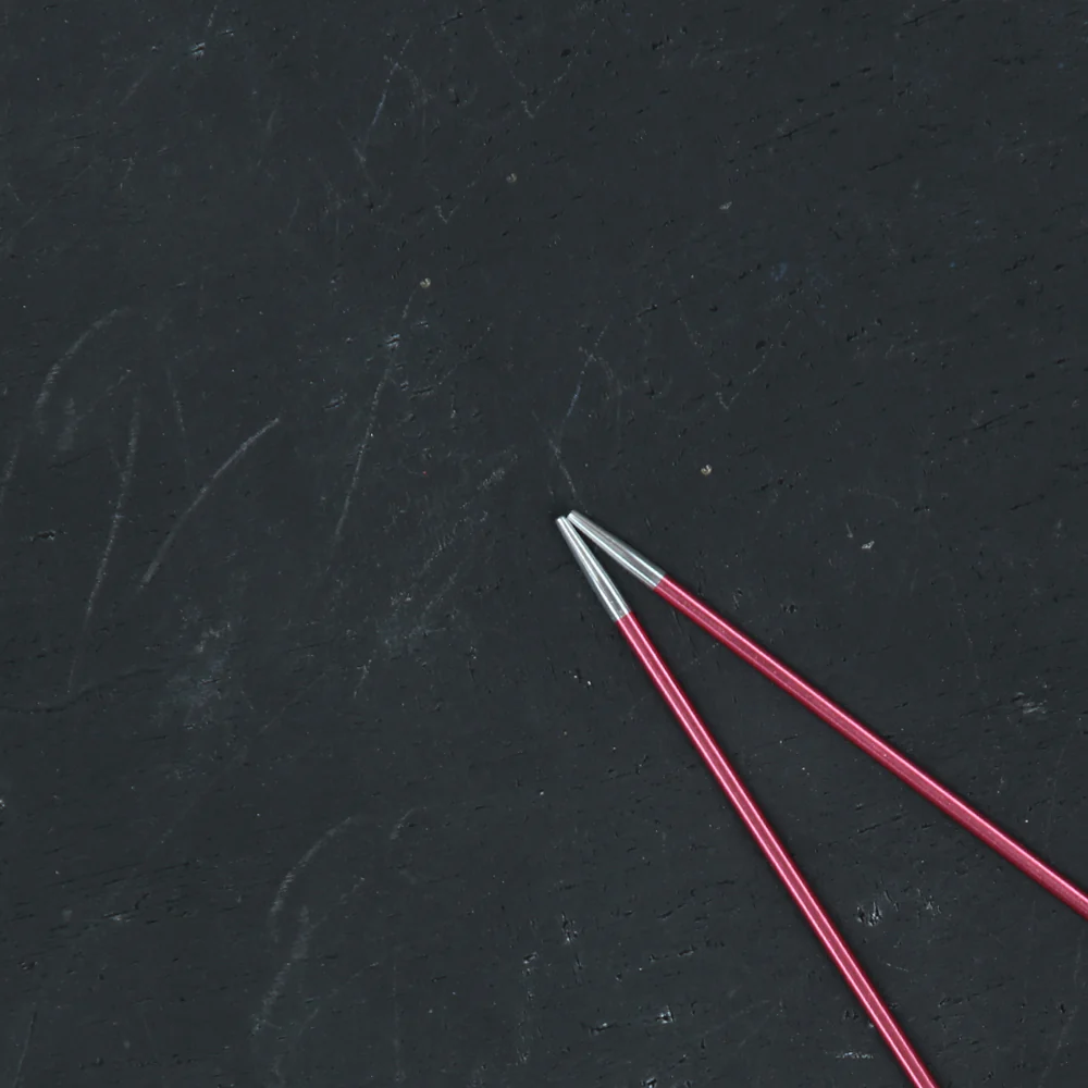 KnitPro Zing 2 Mm 60 Cm Metal Circular Needles, Coral - 47091 - Image 4
