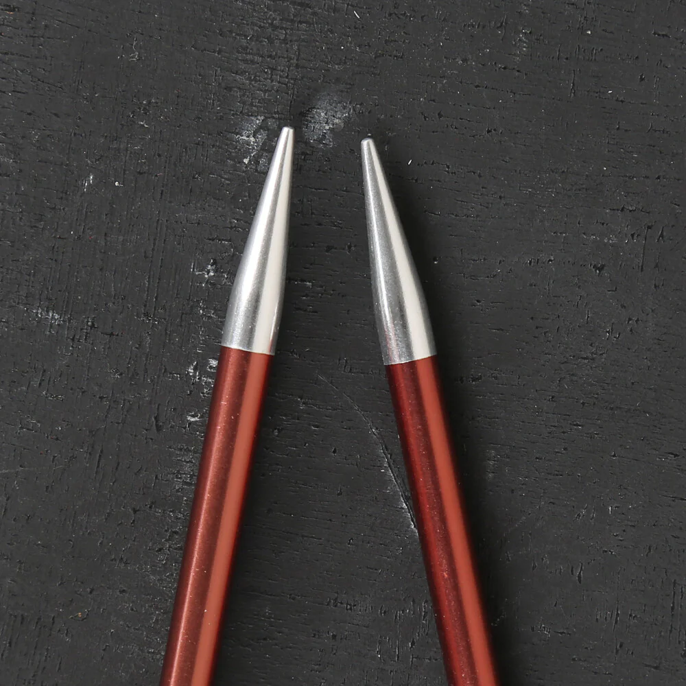 KnitPro Zing 5.5 Mm 60 Cm Metal Circular Needles, Sienna - 47102 - Image 3