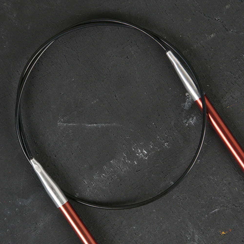 KnitPro Zing 5.5 Mm 60 Cm Metal Circular Needles, Sienna - 47102 - Image 4
