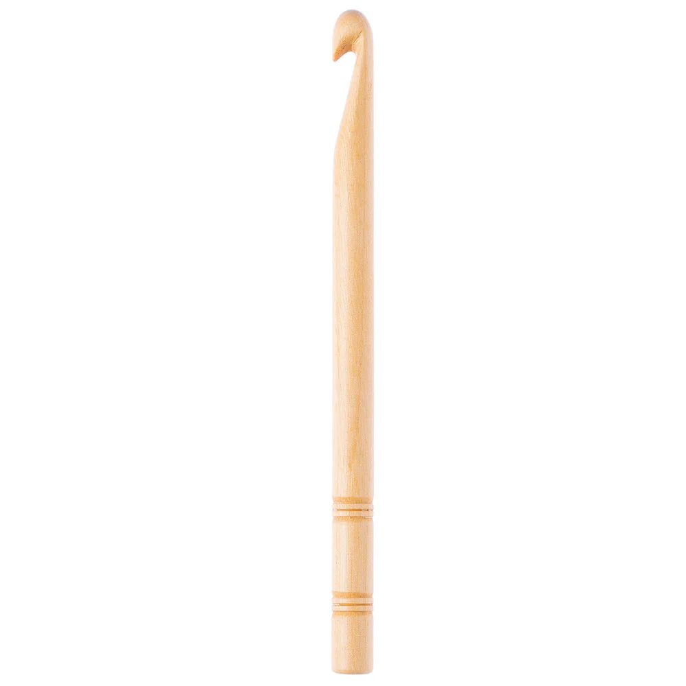 KnitPro Basix Birch 10 Mm 15 Cm Wooden Crochet Hook - 35707 - Image 4