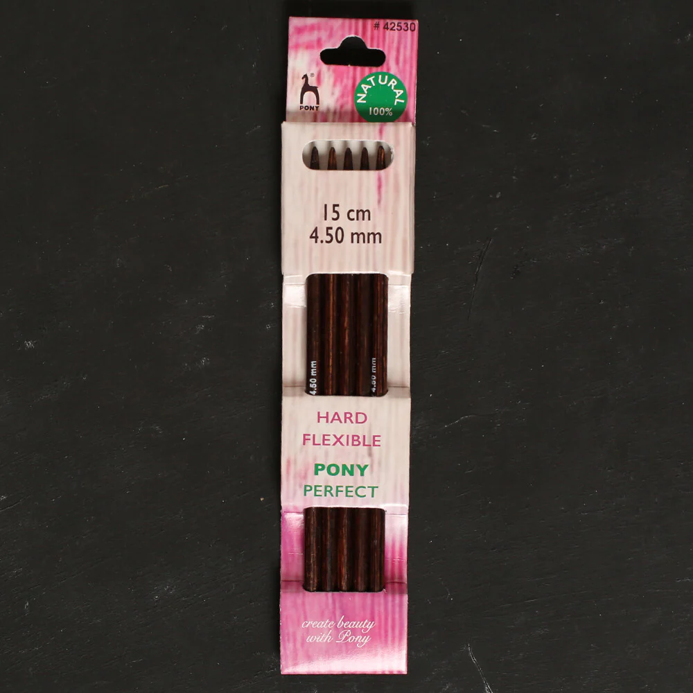 Pony Perfect 4.50mm Double Pointed Needle  - 42530