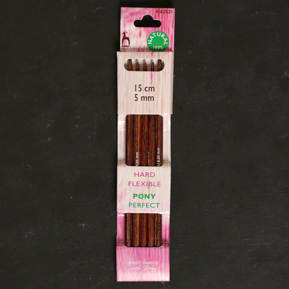 Pony Perfect 5.00mm Double Pointed Needle - 42531