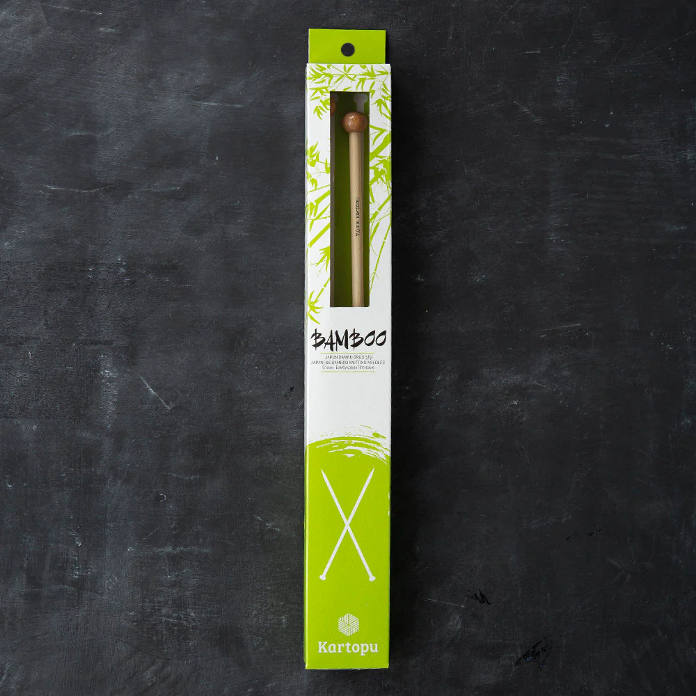 Kartopu Bamboo 33 cm 7 mm Bamboo Knitting Needles