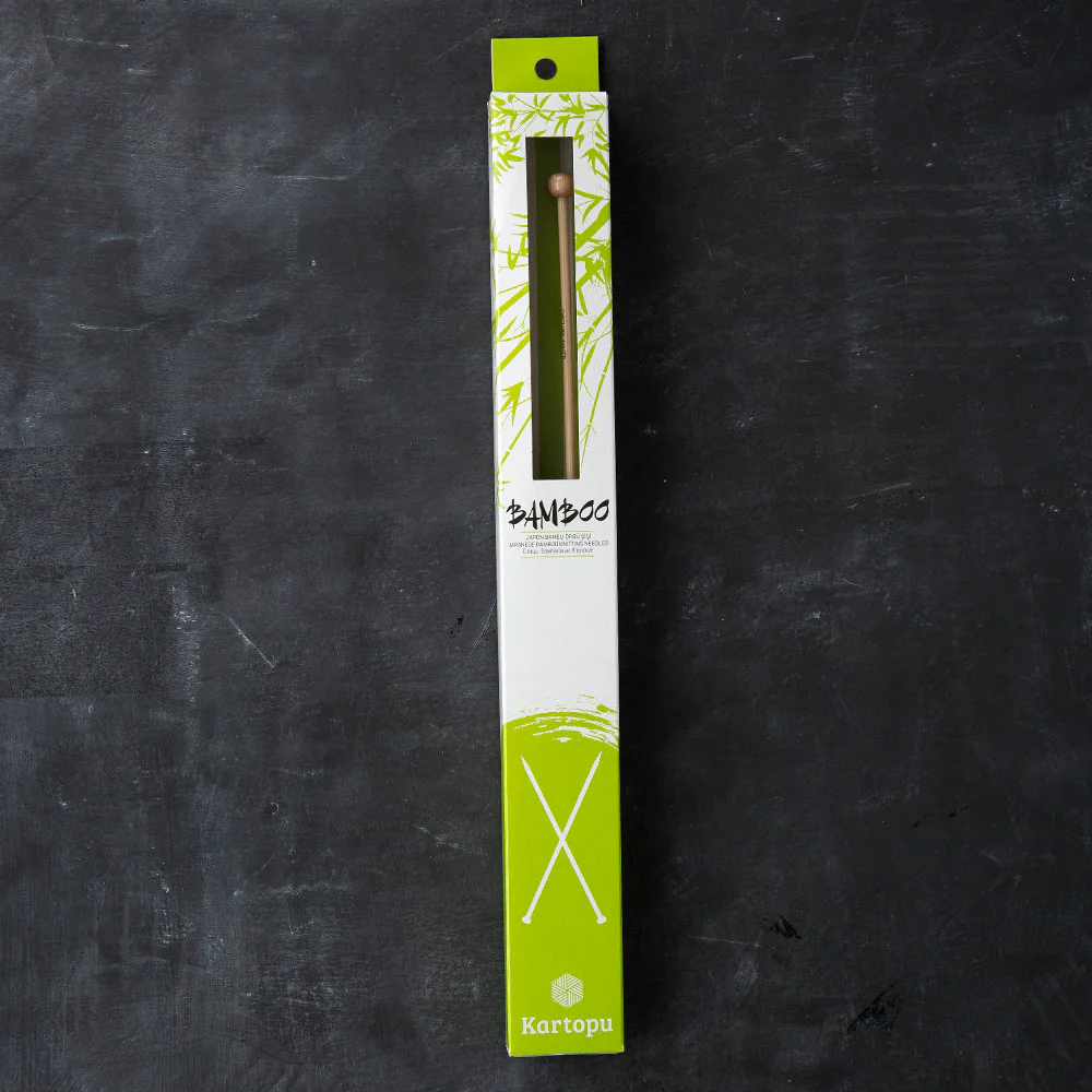 Kartopu Bamboo 33 cm 4 mm Bamboo Knitting Needles