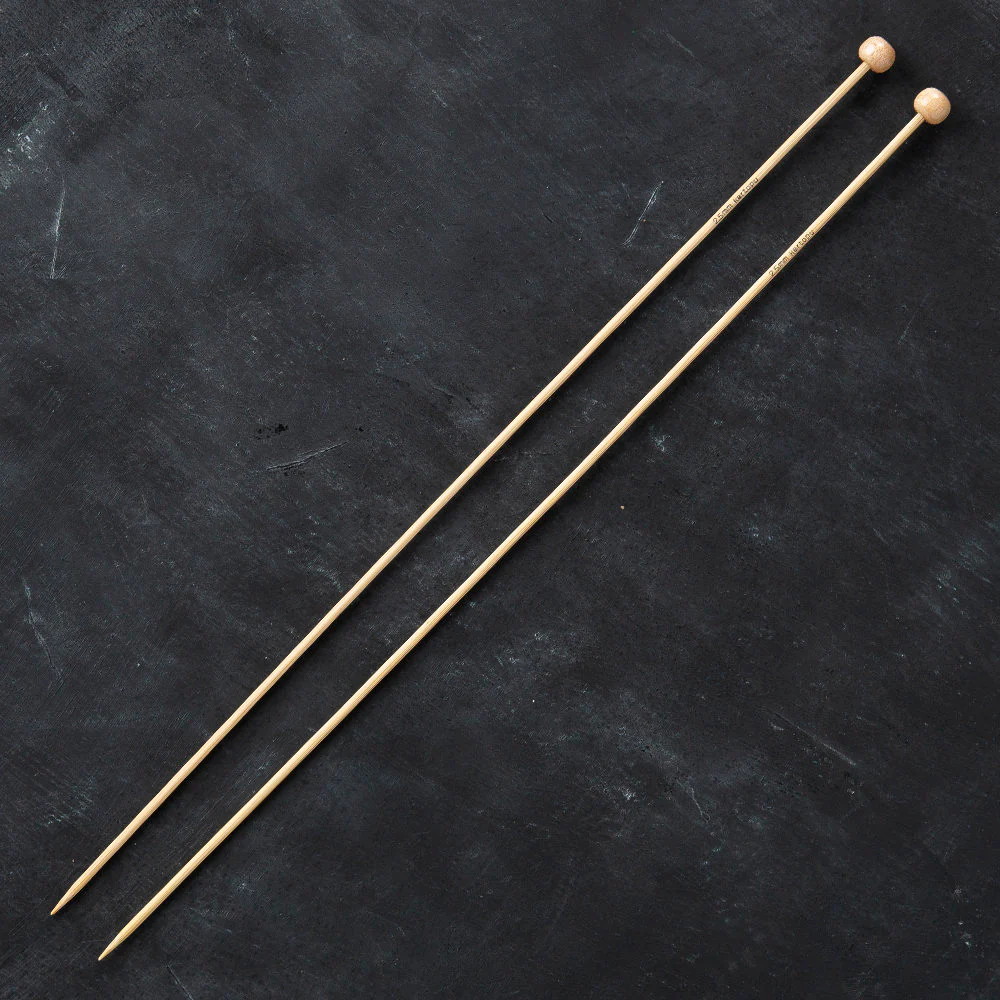 Kartopu Bamboo 33 cm 2.5 mm Bamboo Knitting Needles - Image 2