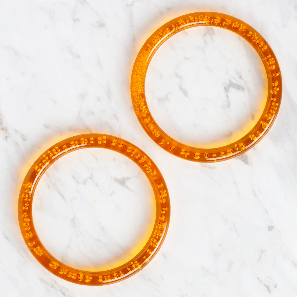 Loren 2 Pcs 10 cm Plastic Round Bag Handle