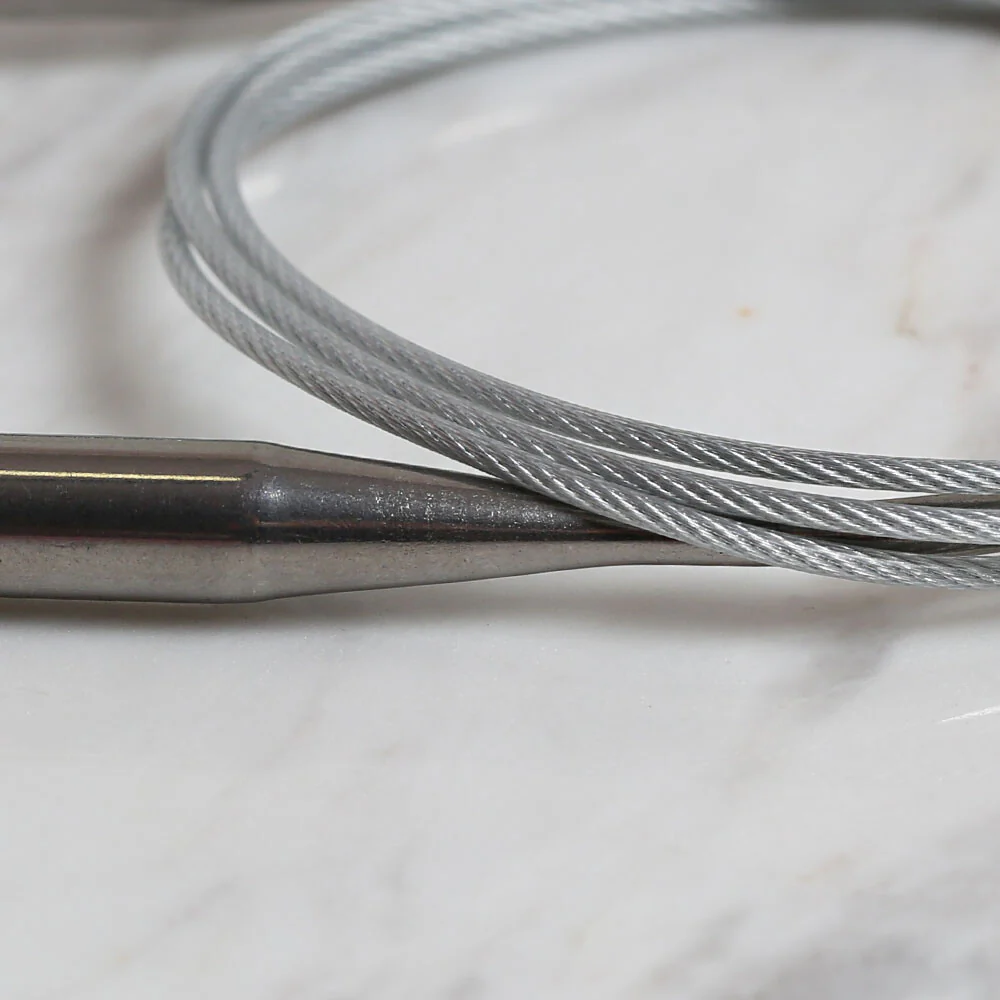 Loren Crafts 8mm 100 cm Steel Circular Knitting Needles - Image 3