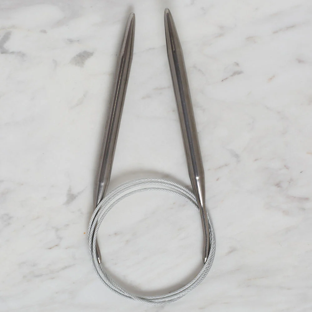 Loren Crafts 9mm 100 cm Steel Circular Knitting Needles - Image 2