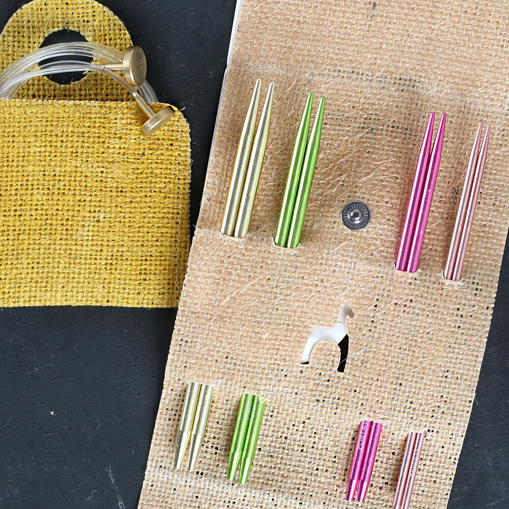 Pony Colour 4 Pairs Assorted Sizes Circular Interchangeable Knitting Needles - 61064/01 - Image 2