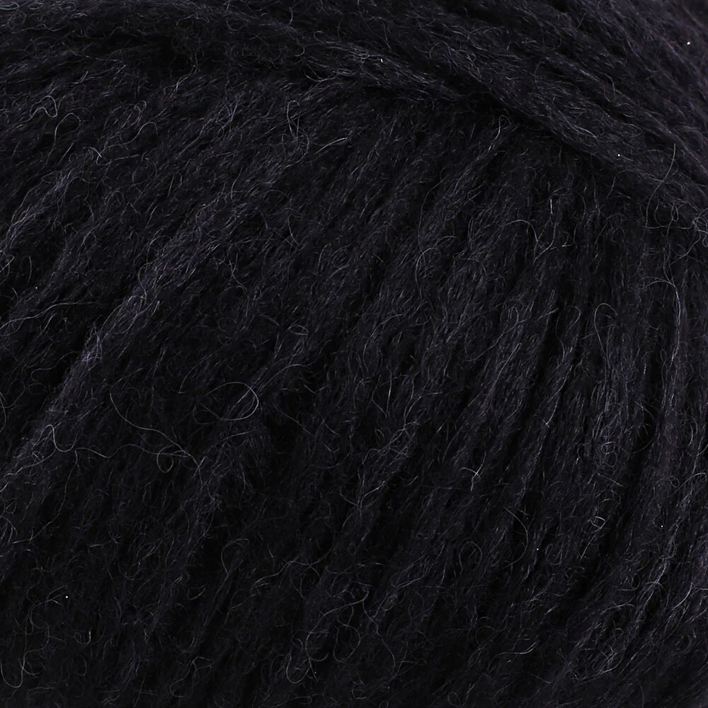 Gazzal Alpaca Air Knitting Yarn , Black - C:80 - Image 2