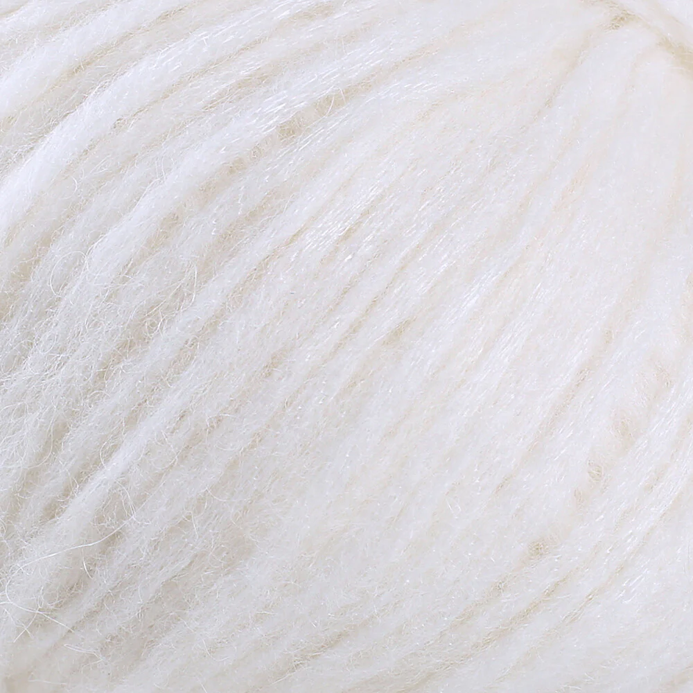 Gazzal Alpaca Air Knitting Yarn , Cream - C:70 - Image 2