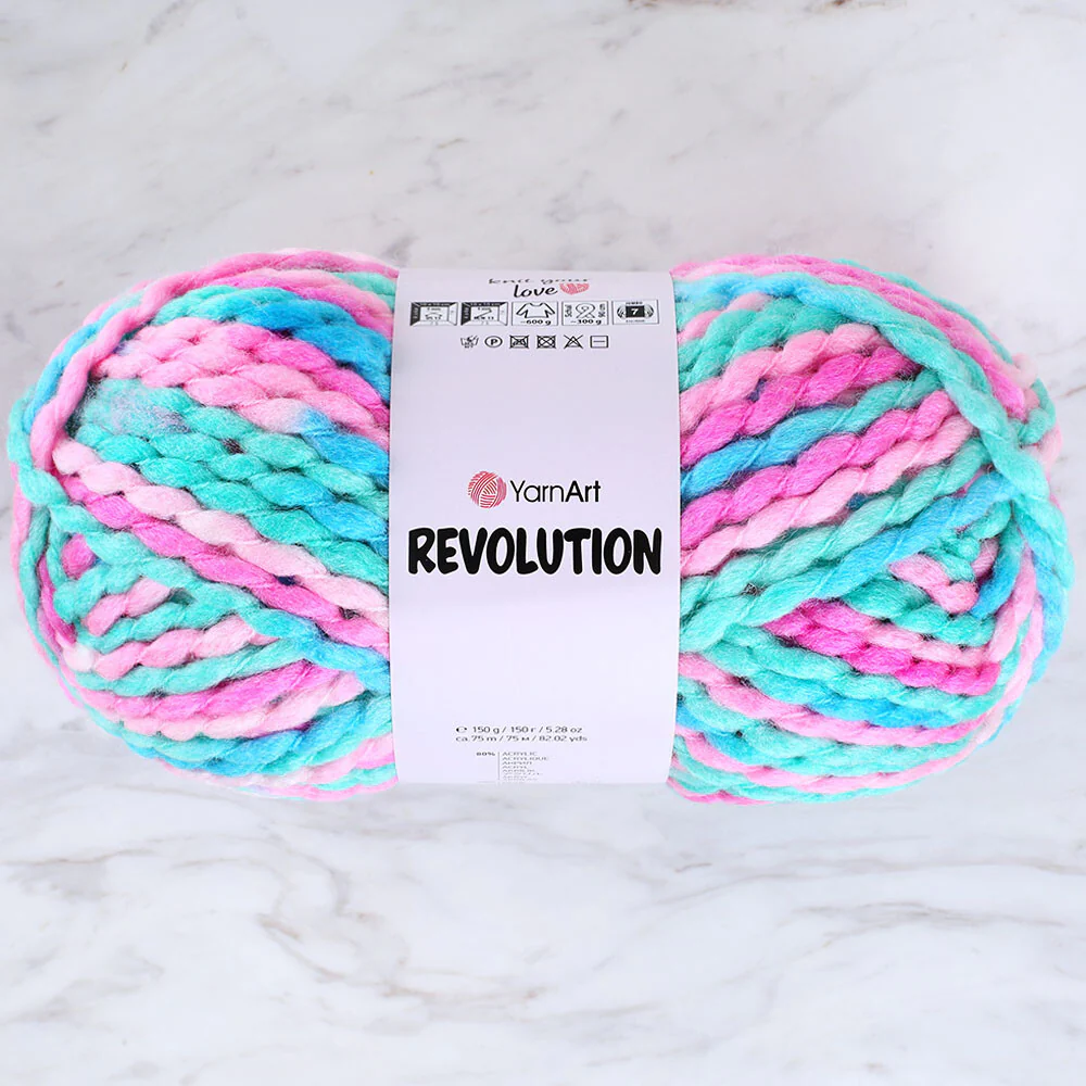 Yarnart Revolution Knitting Yarn - Variegated- 1613