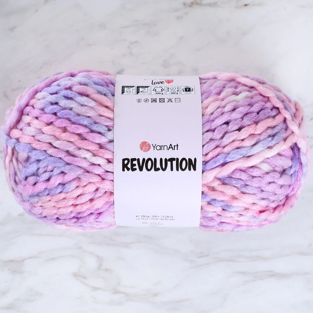 Yarnart Revolution Knitting Yarn - Variegated- 1615