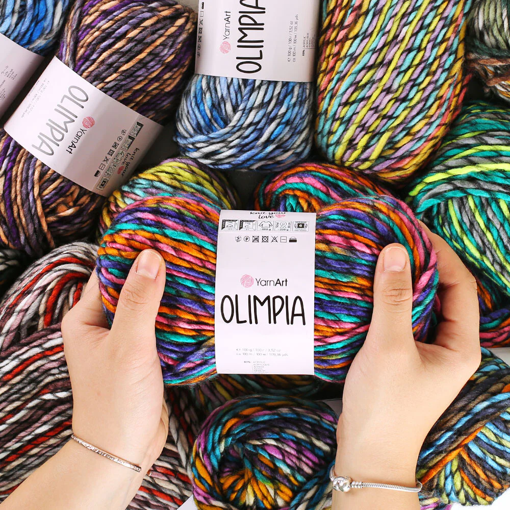 Yarnart Olimpia Knitting Yarn - Variegated- 1412 - Image 3