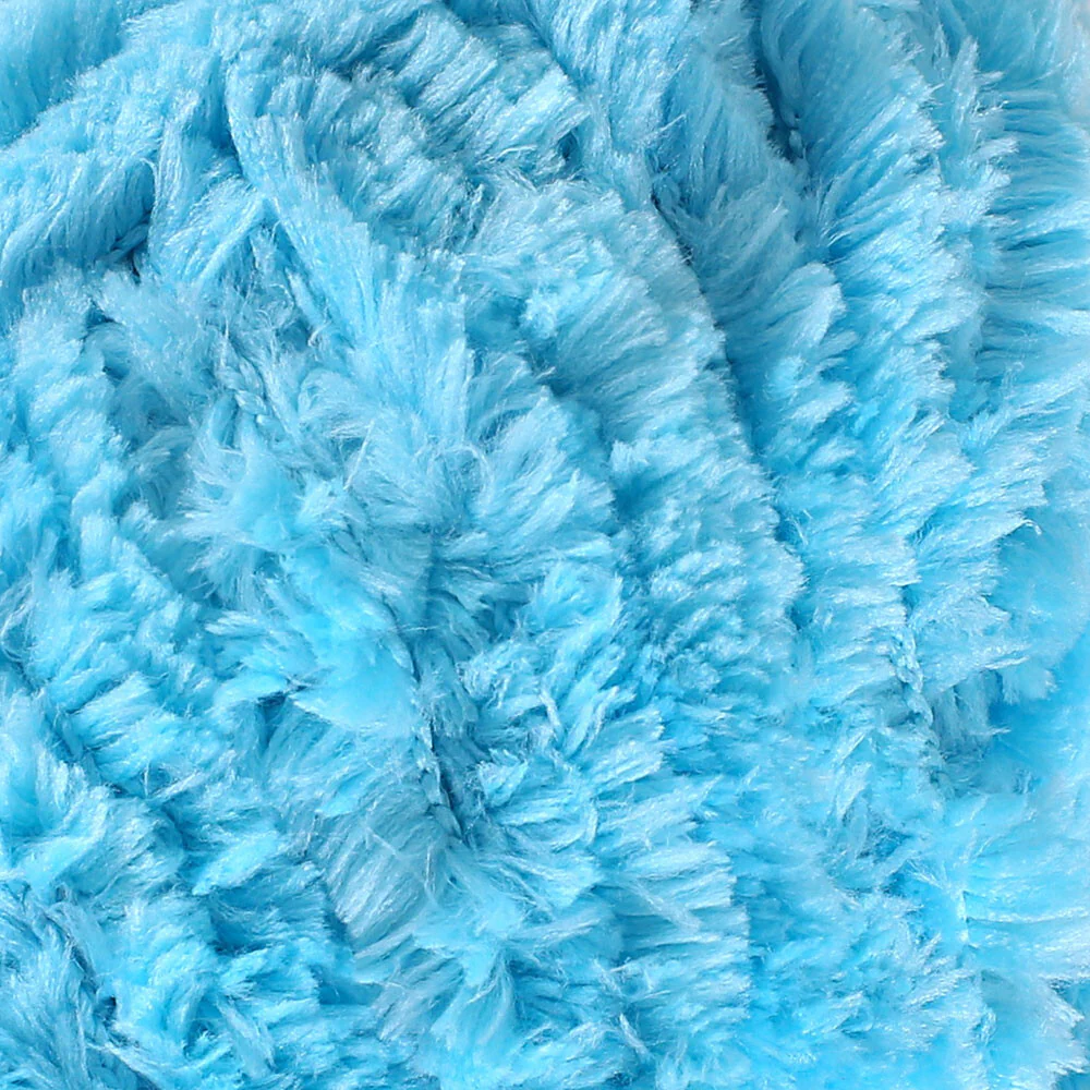 YarnArt Fable Fur Yarn- Blue- 975 - Image 2