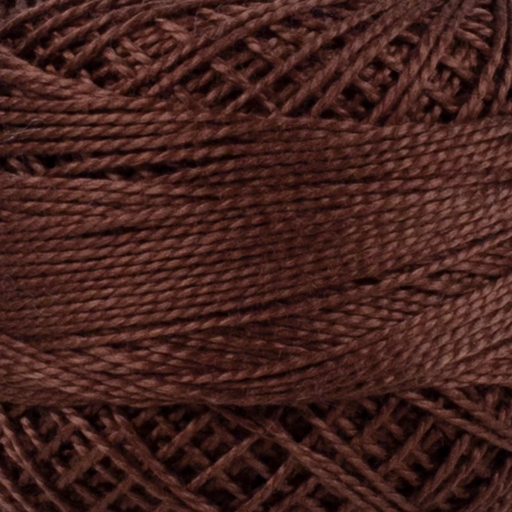 Madame Tricote Paris Koton Perle No: 8 Embroidery Thread, Dark Brown - 117 - Image 3
