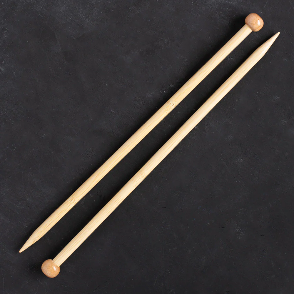Addi 10mm 35cm Bamboo Jacket Knitting Needles - 500-7/35/10 - Image 2