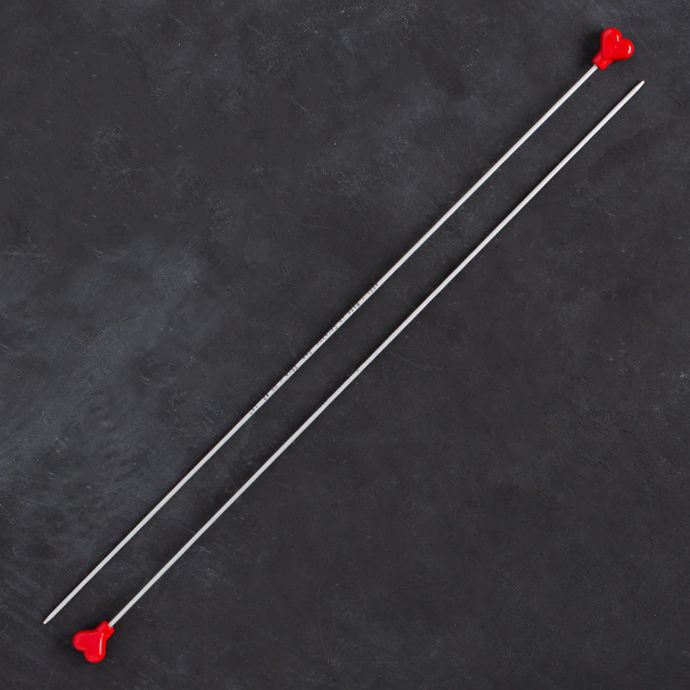 Addi 2 mm 35 cm Jacket Knitting Needles, Aluminium - 200-7/35/2 - Image 2