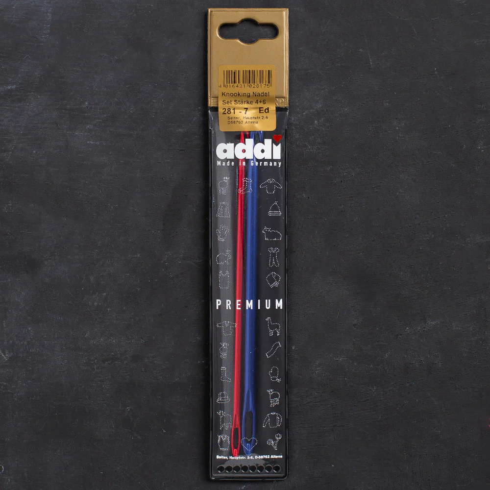 Addi 2 Sizes Knooking Needle Set - 281-7